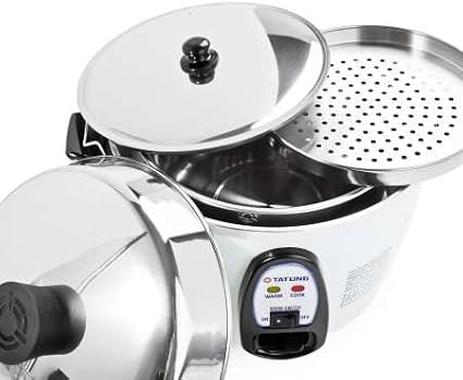 10 Cup Multifunction Indirect Heat Rice Cooker Steamer and Warmer