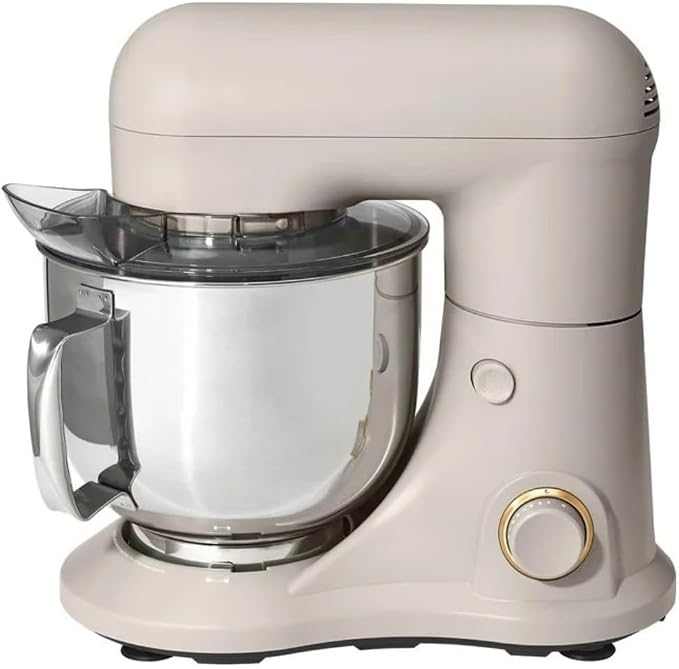 Wonderful Kitchen Stand Mixer 5.3 Qt Bowl, 12 Speeds Tilt-Head, Dough Hook Flat Beater Whisk for Baking Tasks Metal Build for Baking (Porcini Taupe)