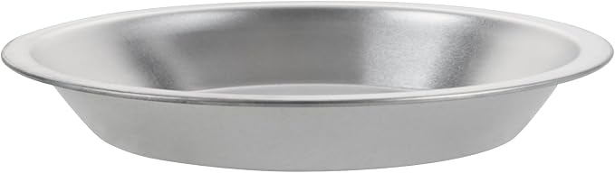 Restaurantware Aluminum Pie Pan 72 Count 8 Inch Round 1.25 Inch Deep Oven-Friendly Pie Tin, Lightweight Baking Pan, Silver Plate for Quiche, Fruit Pies, Home And Commercial Kitchens