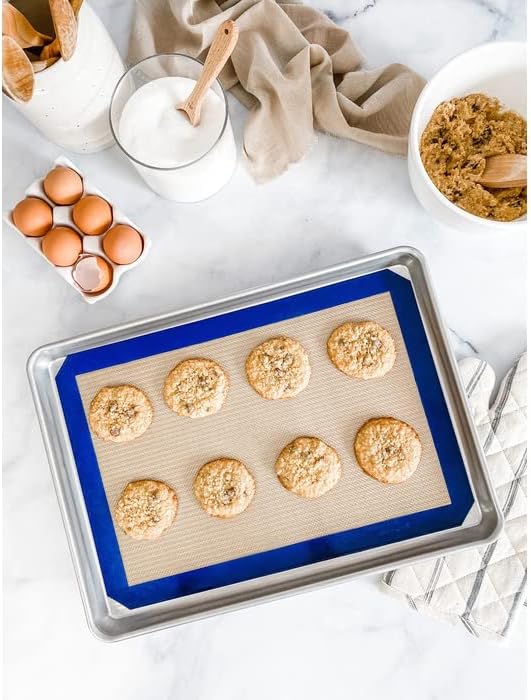 USA Pan Nonstick Silicone Half Sheet Baking Mat, Set of 2