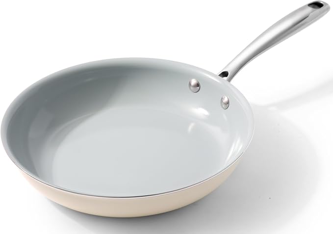 Nonstick Frying Pans Ceramic Skillet: 8Inches Non Stick Egg Fry Pan - PFOA PTFE PFAS Free