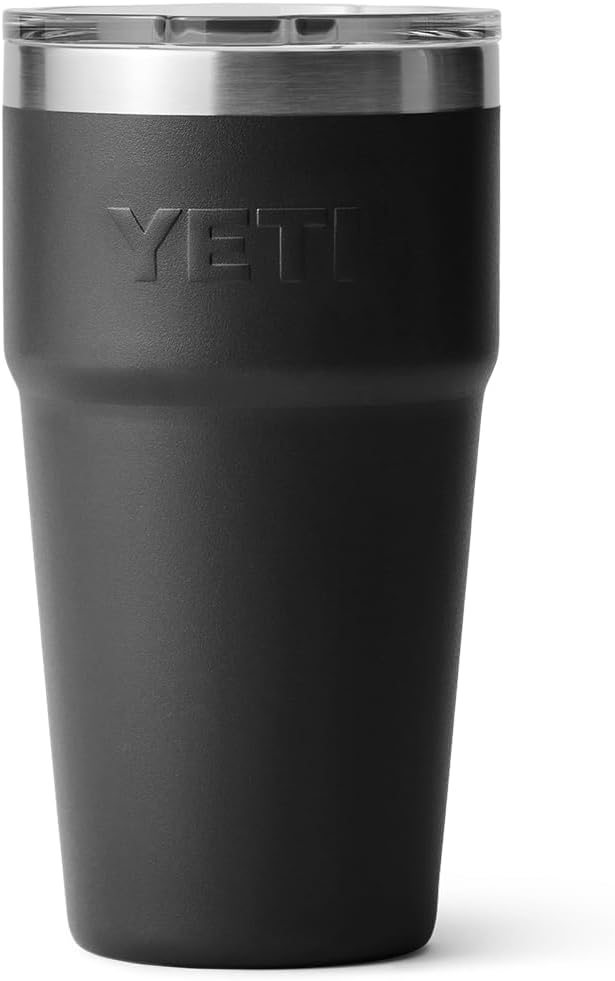 YETI Rambler 20 oz Stackable Tumbler, Stainless Steel, Vacuum Insulated with MagSlider Lid