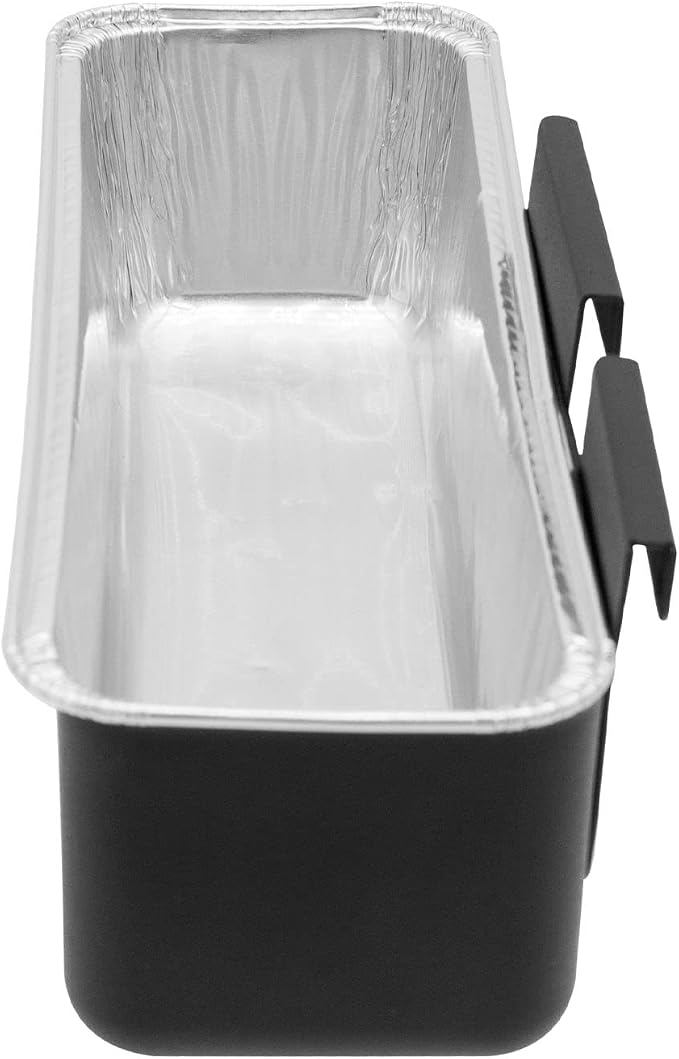 Grease Cup Catcher for Camp Chef SG Griddle Series with 15 Pack Liners | Includes steel holder + 10 foil liners; fits Camp Chef SG100/SG90/SG30/SG14; NOT for CCH right-drain models; 24 oz capacity