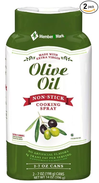 Member Marks Olive Oil Cooking Spray, 7 oz., 2 pk.