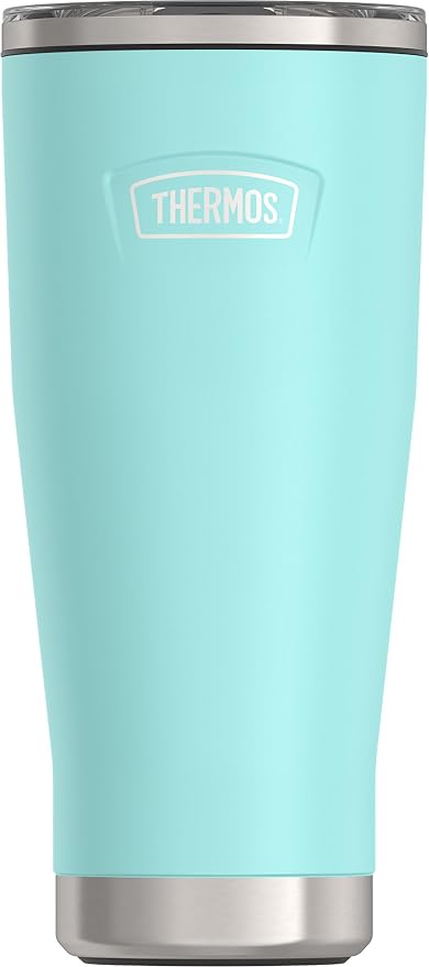 THERMOS ICON SERIES, Stainless Steel Tumbler with Slide Lock, 18 Ounce, Sea Green