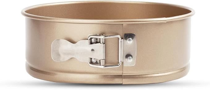 Good Dee's Circle Springform Cake Pan 8.5'' - Non Stick Ceramic Coating - Free From Chemicals - Perfect for Birthday Cakes, Tartes, & More - Cream