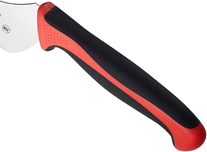 Mercer Culinary Millennia Color Handle Cutlery 9" Offset Bread Knife (Wavy Edge) Red