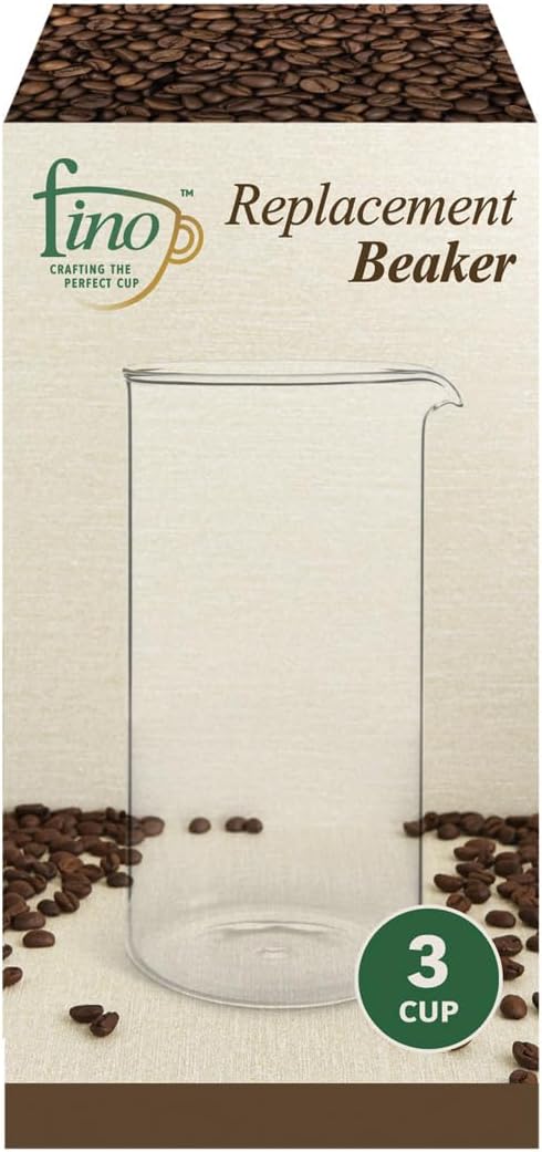 Fino 3-Cup Replacement Carafe 12-Ounce Stainless Steel French Press Coffee Maker (Item 72002, Sold Separately)