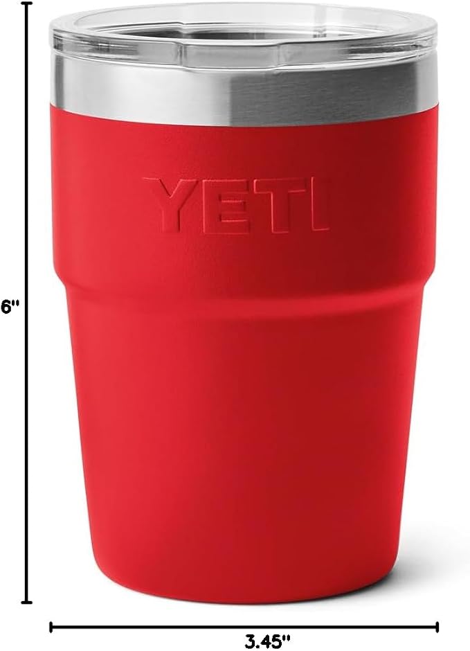 YETI Rambler 16 oz Stackable Tumbler, Vacuum Insulated, Stainless Steel with MagSlider Lid | Stackable