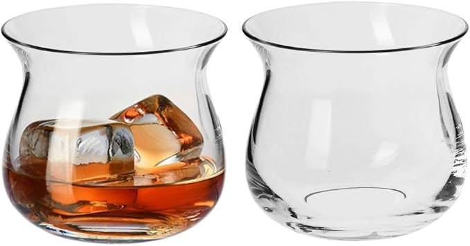 Krosno Liqueur Glasses Set of 2, 7.78 oz, Mixology Collection | Glasses Tasting Set, Snifter Glasses, Lead-Free Crystal, Shot, Tequilla, Dishwasher Safe