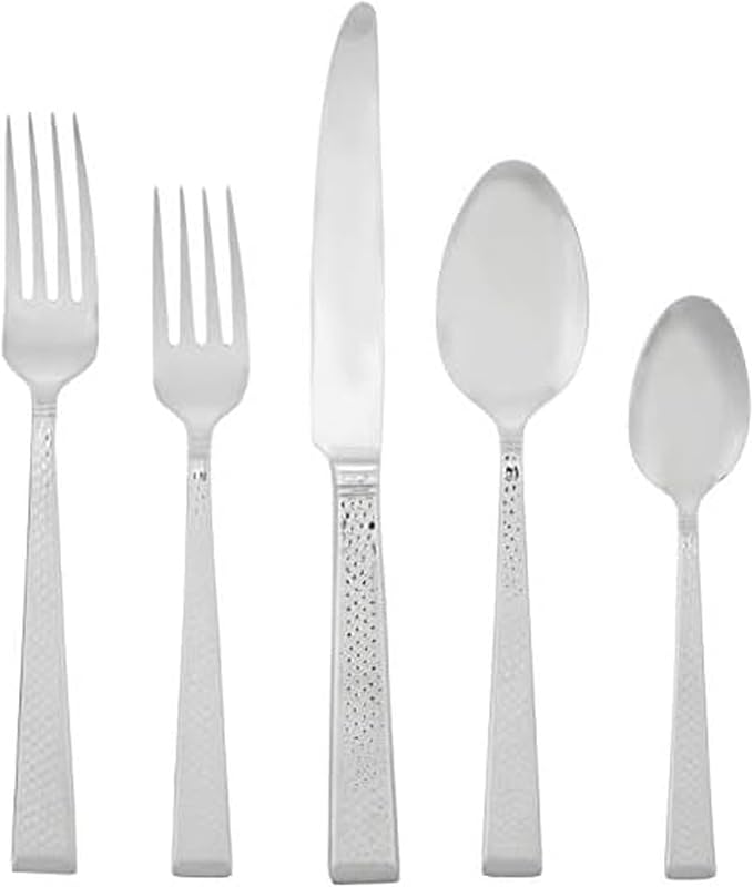 Mikasa 5154346 Kyler 20-Piece Stainless Steel Flatware Set, Service for 4