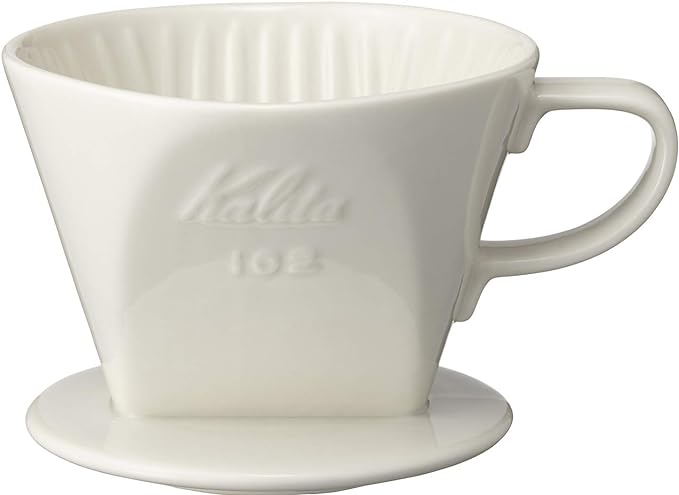 Kalita - 2001 Kalita 102 Ceramic Dripper Coffee Dipper, white | Coffee Dipper