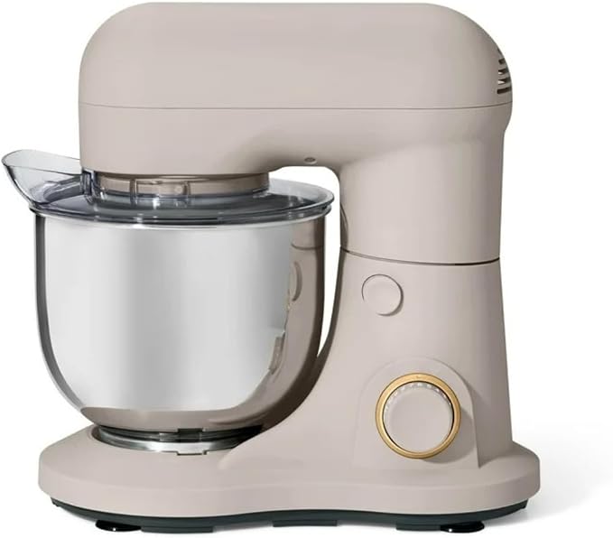 Wonderful Kitchen Stand Mixer 3.5 Qt Bowl, 12 Speeds Tilt-Head, Dough Hook Flat Beater Whisk for Baking Tasks Metal Build for Baking (Porcini Taupe)
