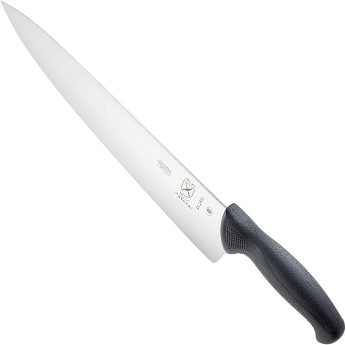 Mercer Culinary M22612 Millennia Black Handle, 12-Inch, Chef's Knife
