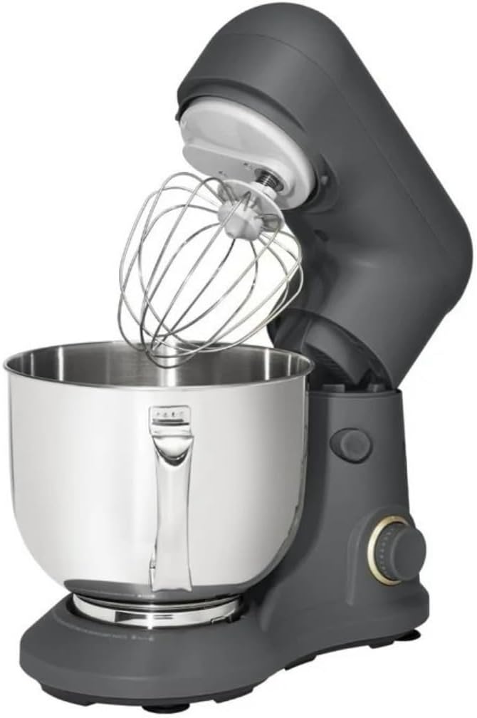 Wonderful Kitchen Stand Mixer 5.3 Qt Bowl, 12 Speeds Tilt-Head, Dough Hook Flat Beater Whisk for Baking Tasks Metal Build for Baking (Oyster Grey)
