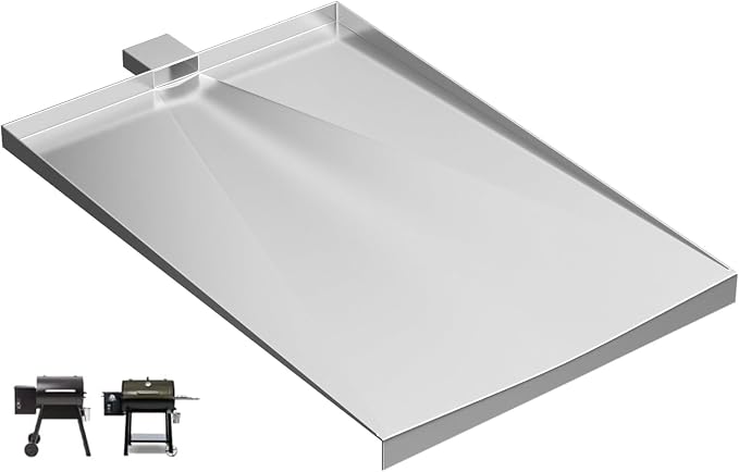 SUB025 BBQ055 Drip Pan Replacement Parts for Traeger Drip Tray, Traeger Bronson 20, BBQ055.04 BBQ155.01 BBQ155.02 CAN155.01 CAN155.45 TFB29LZA BBQ055.00 Junior Elite 20, Tailgater 20 Grease Tray