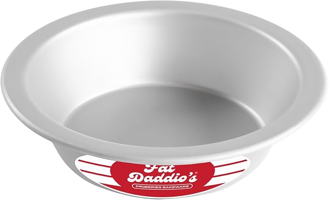 Fat Daddio's PIE-6 Anodized Aluminum Pie Pan, 6 x 1.5 Inch