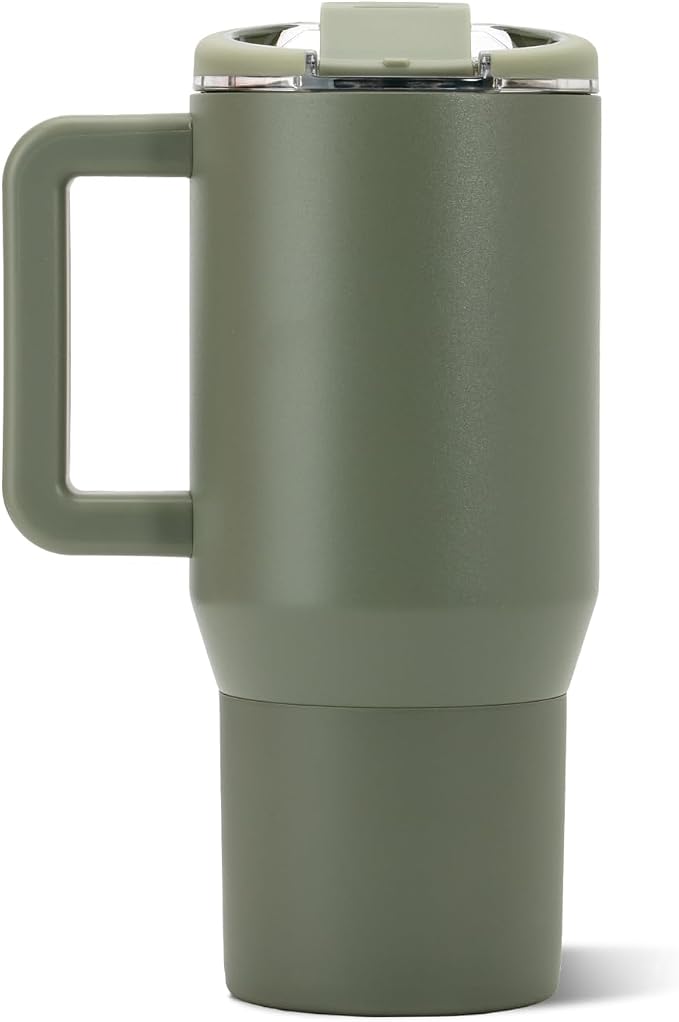 HydroJug Coffee Traveler 20oz Ceramic-Lined Mug with Handle, Courtyard