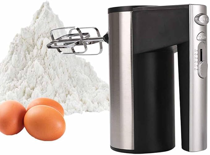 800W Electric Hand Mixer Kitchen Handheld Mixer 5 Speed Powerful with Turbo for Baking Cake Lightweight & Personal Electric Mixer with Egg Baking Beaters Dough Hooks, Whipping Mixing Cookies