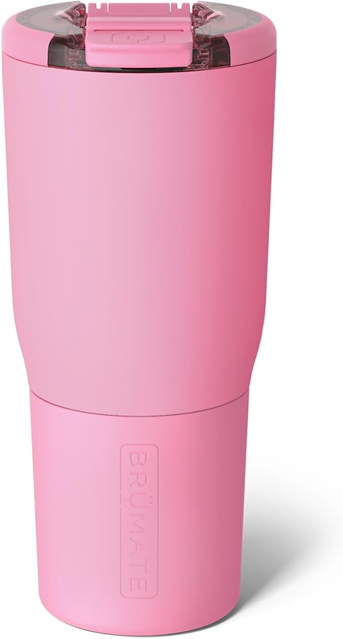 BrüMate Nav 25oz 100% Leak Proof Insulated Travel Tumbler with Magnetic BevLock™ Lid - Double Wall Cup-Holder Friendly Stainless Steel Mug (Primrose)