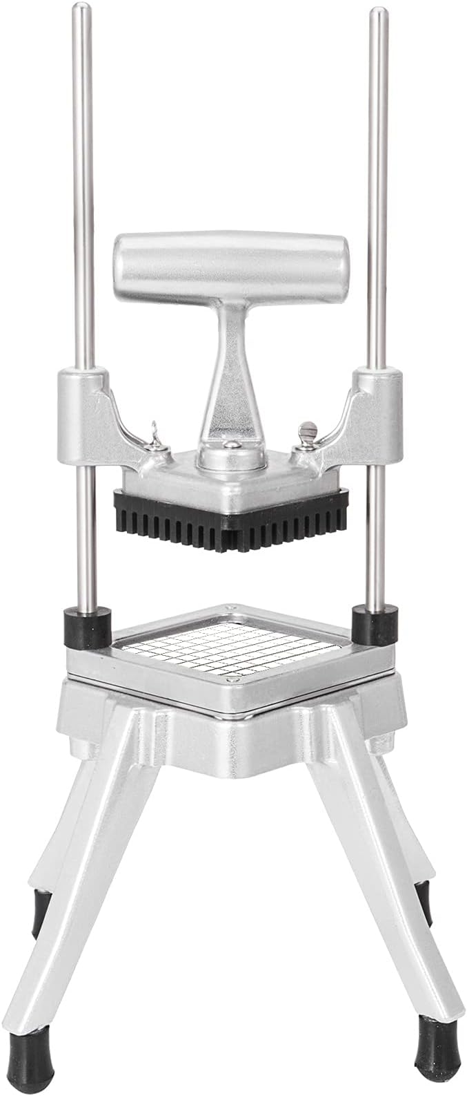 VEVOR Commercial Chopper 3/8-Inch Commercial Vegetable Dicer Stainless Steel Commercial Vegetable Chopper with Handle & Antiskid Feet Commercial Food Chopper for Potatoes Onions Carrots Tomatoes