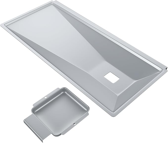 Grill Grease Tray Replacement for Royal Gourmet GD4002T 4-Burner Grill | Enameled steel drip pans. Rustproof, heat-resistant. Catches grease, prevents flare-ups. Smooth drainage, no clogging.