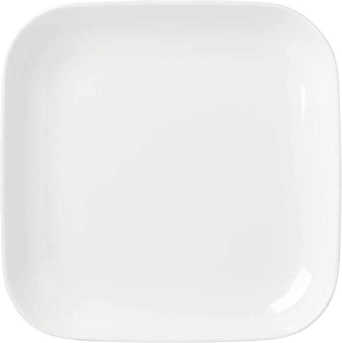 Lenox Studio 1414 Square Bone China 12-Piece Dinnerware Set for 4 | dishwasher safe | plates and bowls sets for kitchen and dining | 10.19 inch plate, dish set, dishes, chip resistant
