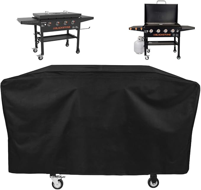 Griddle Cover for Blackstone 36 inches Cooking Station with Hood, 600D Heavy Duty Waterproof Flat Grill Cover for Blackstone 5482 36in Griddle Cover Replacement