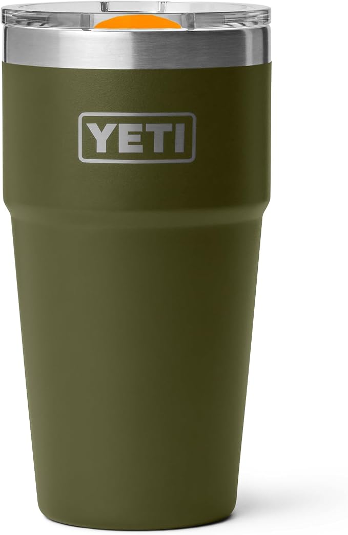 YETI Rambler 20 oz Stackable Tumbler, Stainless Steel, Vacuum Insulated with MagSlider Lid