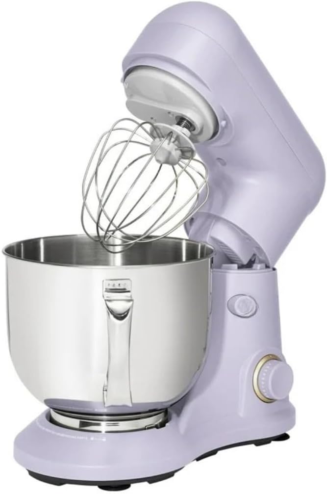 Wonderful Kitchen Stand Mixer 5.3 Qt Bowl, 12 Speeds Tilt-Head, Dough Hook Flat Beater Whisk for Baking Tasks Metal Build for Baking (Lavender)