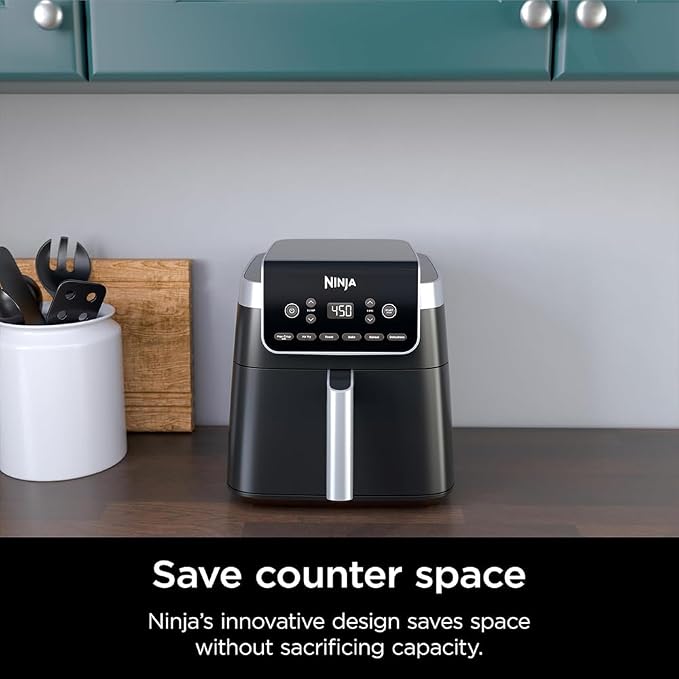 Ninja AF181 Air Fryer Pro XL 6in1 6.5Q Max Crisp Technology Nonstick Basket (Renewed) Bundle with 2 YR CPS Enhanced Protection Pack