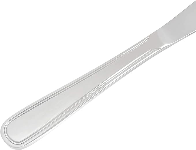 Amazon Basics Silverware Set, Stainless Steel Flatware, Dishwasher Safe, Service for 4, 20-Piece Forks and Spoons, Crown Edge, Everyday Use (Pack of 2)