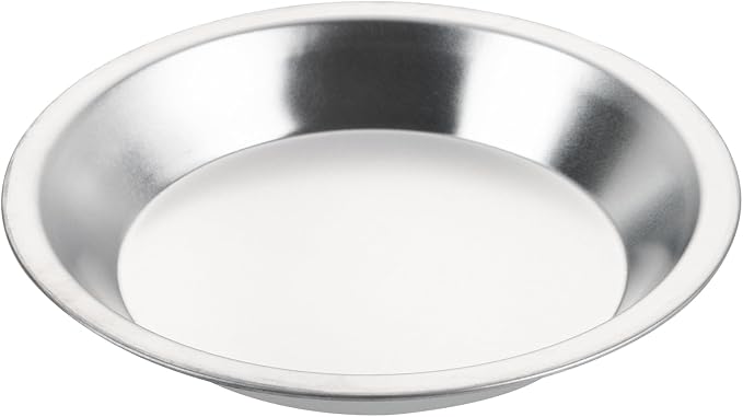 Restaurantware Aluminum Pie Pan 72 Count 8 Inch Round 1.25 Inch Deep Oven-Friendly Pie Tin, Lightweight Baking Pan, Silver Plate for Quiche, Fruit Pies, Home And Commercial Kitchens