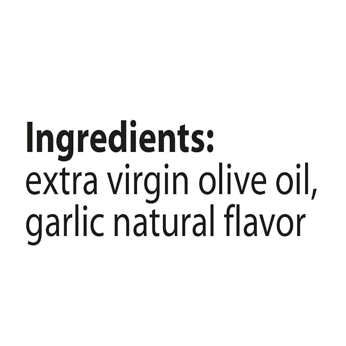 Mantova Extra Virgin Olive Oil Spray Garlic Flavored 8 oz. Spray Bottle - Manage Oil Amount - Great For Salads & Cooking (Pack of 2)