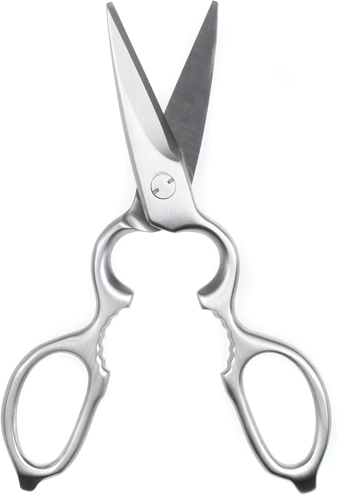 Upgraded Version Heavy Duty Kitchen Shears Come Apart, Full-Steel Scissors | Professional Chef Scissors, All Purpose, Full-Steel Forged Stainless Steel Kitchen Scissors, Ultra Sharp Detachable Blades