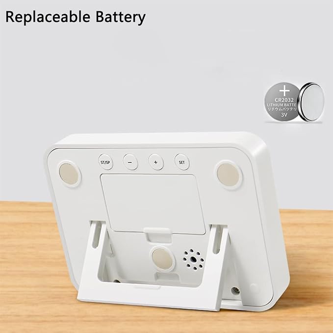 Digital Countdown Days Timer Clock | 9999 Days Count Down Timer with Stand Strong Magnetic Back, Ideal for Retirement Wedding Vacation Birthday Exam Lab
