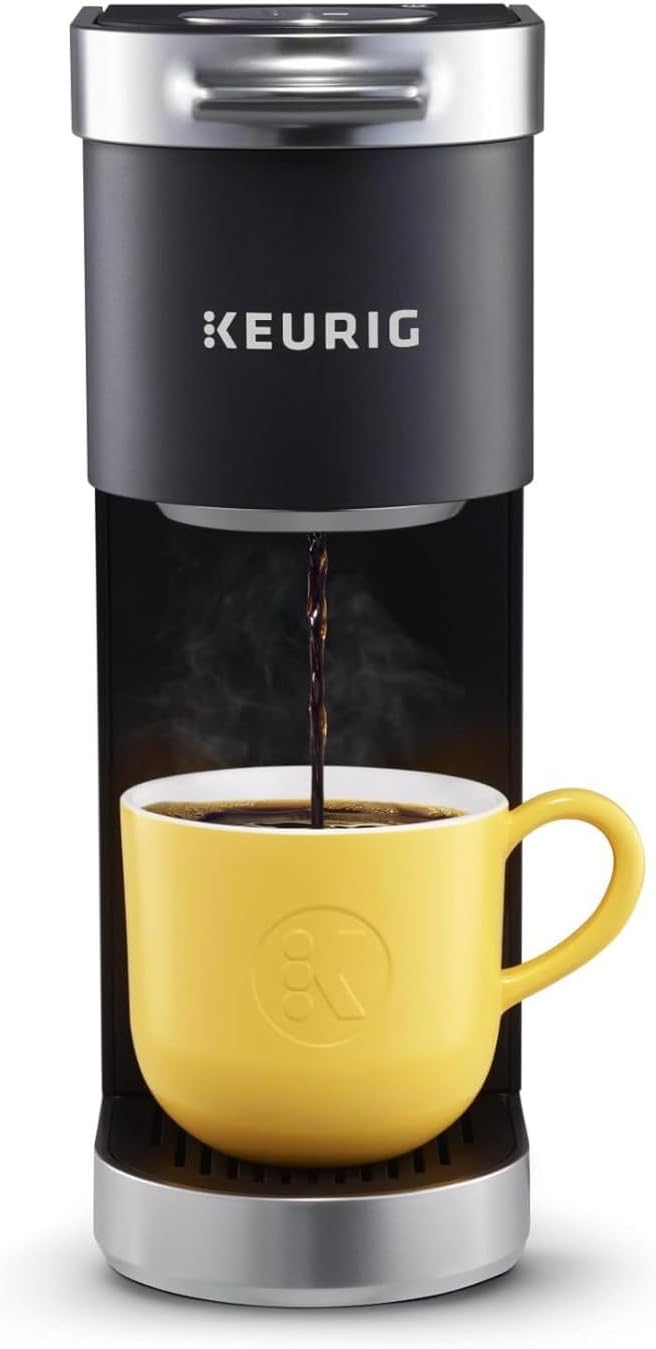 Keurig K-Mini Plus Single Serve K-Cup Pod Coffee Maker, 12oz | 6 to 12oz Brew Size, Stores up to 9 Pods