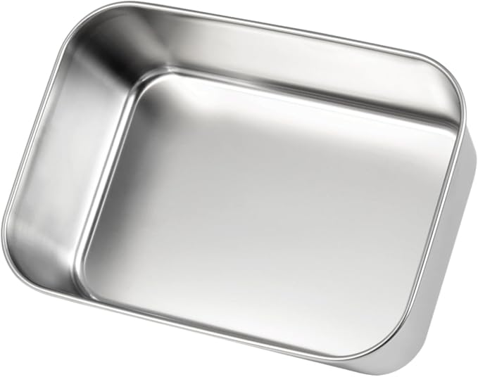 Stainless Steel Loaf Pan for Bread, 4 Pack Metal Baking Pan, Dishwasher Safe (8.5" x 5.7" x 2.5")