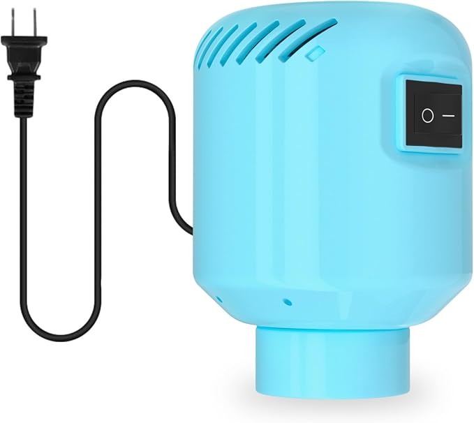 Travel Electric Vacuum Pump for Vacuum Storage & Seal Bags, Blue | Portable Vacpack Air Pump for Compression Clothing Blanket Luggage(Storage Bag Not Included)