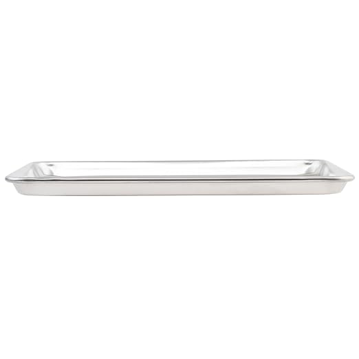 Winco 13" x 18" Aluminum Sheet Pan, 1/2 Size | Large flat baking surface, Reinforced rim prevents bending or warping, Great for Food Preparation and Restaurant Kitchens
