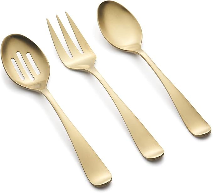 Cambridge Silversmiths Rhiannon Champagne Satin 3-Piece Hostess Set