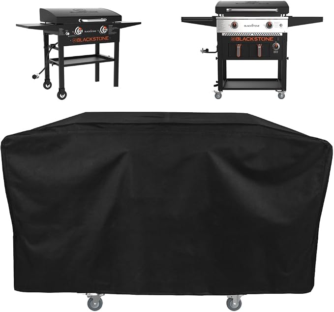 Griddle Cover for Blackstone 28 Inch Griddle Cooking Station with Hood, 600D Heavy Duty Waterproof Flat Grill Cover for Blackstone Griddle Cover 28 Inch 5483 Replacement
