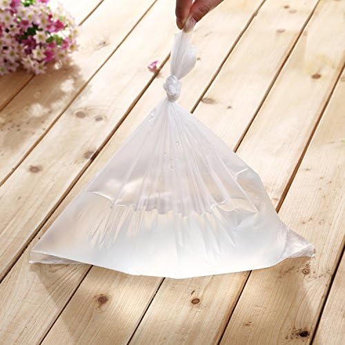 12" X 16" Plastic Produce Bag on a Roll, Bread and Grocery Clear Bag, 350 Bags/Roll, Total 4 Rolls