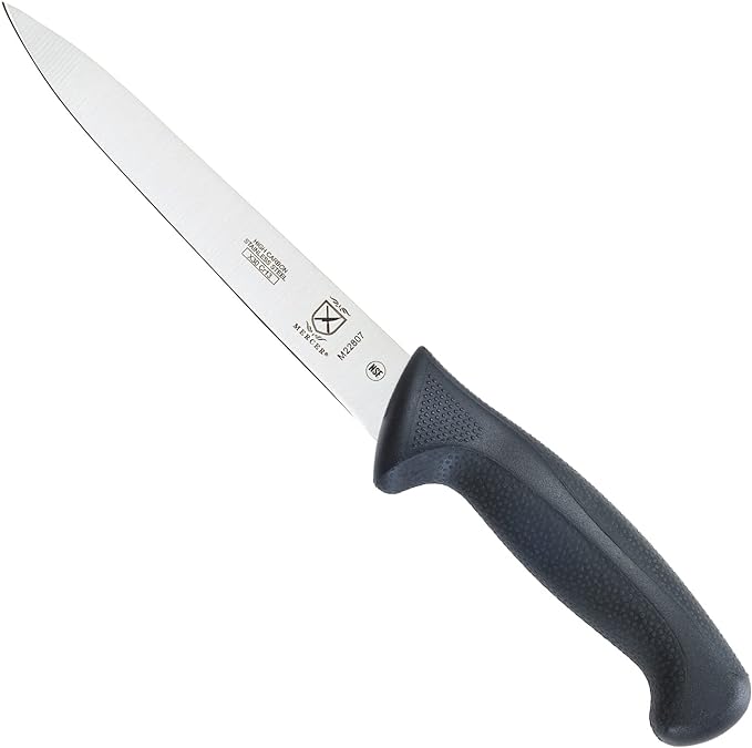 Mercer Culinary M22807 Millennia Black Handle, 7-Inch Flexible, Fillet Knife
