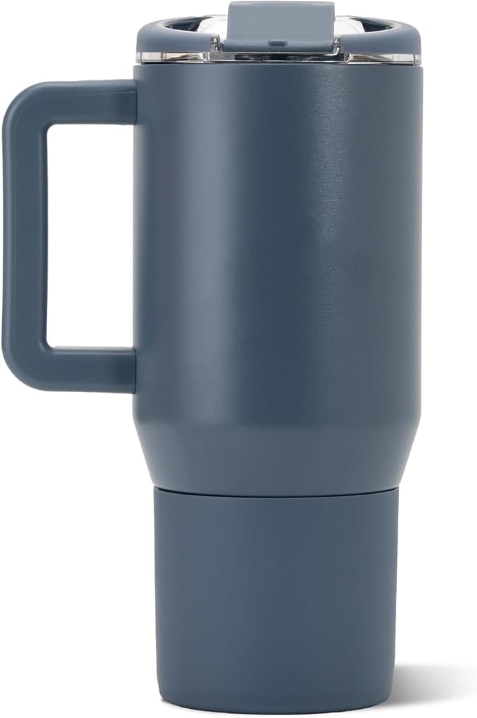 HydroJug Coffee Traveler 20oz Ceramic-Lined Mug with Handle, Cascade