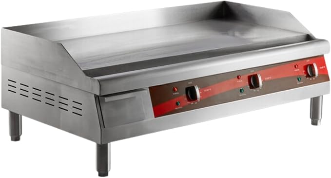 Commercial Electric Griddle 36", 208/240V, 7488W–10080W, for Restaurant