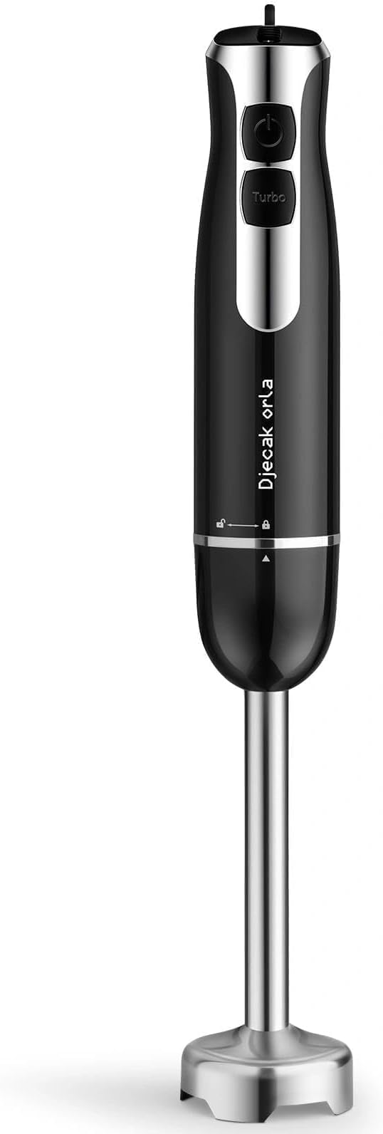 Upgraded 700W Immersion Hand Blender, Black | 20 Variable Speeds, Up to 15,500 RPM Stick Mixer for Smoothies,Soup, Puree & Baby Food