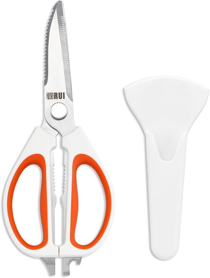 Kitchen Shears Come Apart with Magnetic Holder Magnetic Scissors for Fridge | Kitchen Scissors Magnet Sheath Set, Magnetic Holder, Magnet Protector, Strong Magnetic Protective Cover for Kitchen Shears