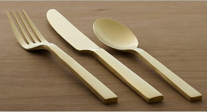 Oneida Chef's Table Champagne 20-Piece Silverware Set for 4, Flatware