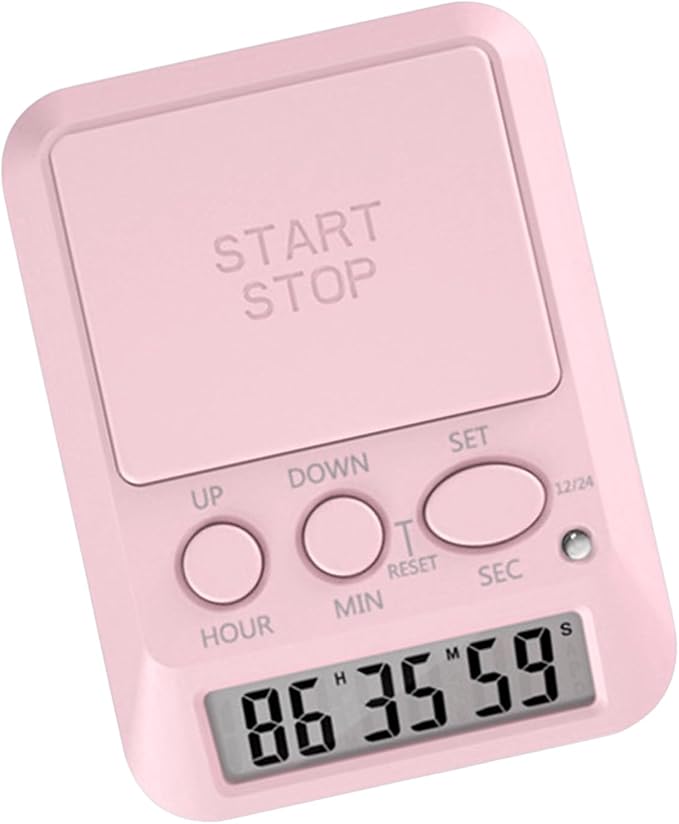 Large LCD Digital Timer with 9999 Days Countdown for Kitchen Gym Work Area Day Hour Second Timer
